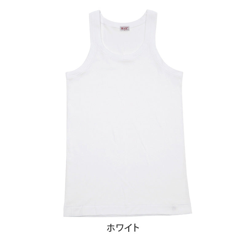 BVD タンクトップ メンズ インナー 下着 綿100 白 5枚セット S M L 大きいサイズ 快適 涼しい ノースリーブ 薄手 通気性 肌着 白シャツ スクール シャツイン 重ね着用 ブランド インナーウェア セット お得 着心地良い ギフト プレゼント 父の日 敬老の日