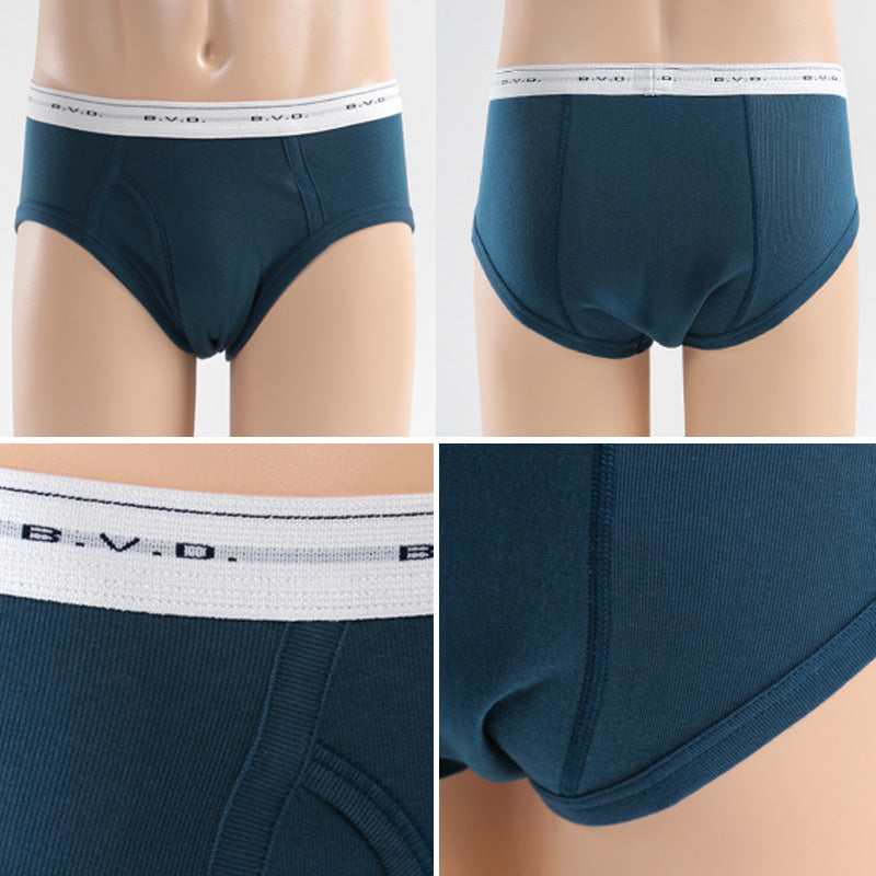 BVDカラービキニブリーフLサイズ（前開き/前閉じ） BVD ブリーフ ビキニ メンズ 下着 綿100% カラー 前開き M～LL