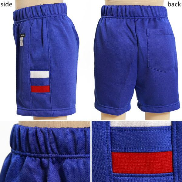 ギャレックス 体操服 クォーターパンツ 3L 男子 女子 ジャージ 青 ワン