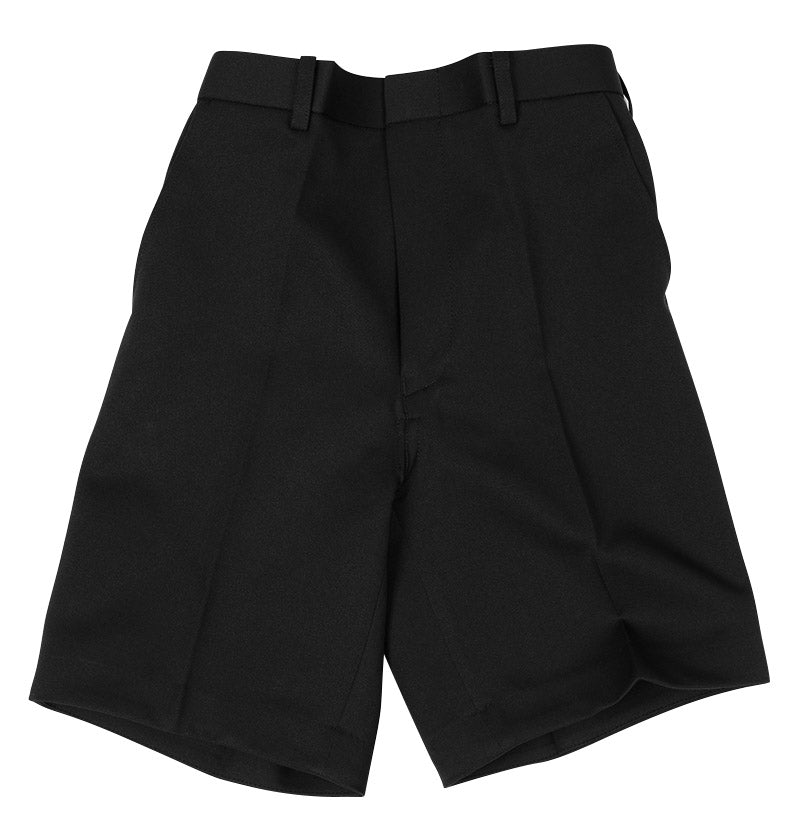 学生服 半ズボン 夏用 男子 5分丈 黒 ノータック 110cmA～170cmB 制服 小学生 小学校 夏ズボン 男の子 洗える (取寄せ)