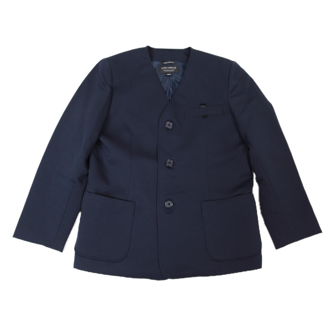 小学生 イートン 小学生 制服 上着 小学校 男子 女子 イートン 上衣 紺 ネイビー A体 B体 120cmA~170cmB 洗える 男女兼用 シングル ダ – すててこねっと本店