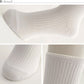 靴下 ソックス 3足組 2セット 抗菌防臭 リブソックス ハイカット丈 足底サポート 22-24cm～26-28cm ずれにくい 変形Yヒール 変形Yトウ 足型セット加工 シンプル 無地 定番 スクールソックス 学校 通学 通勤 部活 メンズ レディース ユニセックス