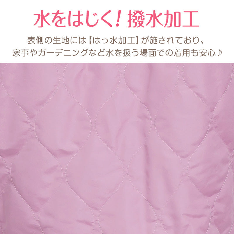 はんてん 半纏 レディース 羽織 羽織り キルティング 撥水 裏起毛 冬 大人 暖かい 防寒 裏シャギー M-L 婦人 冬用 ルームウェア あたたかい あったかい 上着 部屋着 (在庫限り)