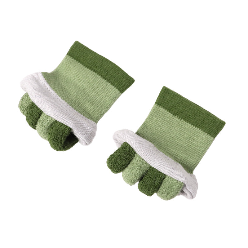 靴下 レディース ハーフソックス リラックスソックス 五本指ソックス ルームソックス 23-25cm つま先なしソックス 五本指