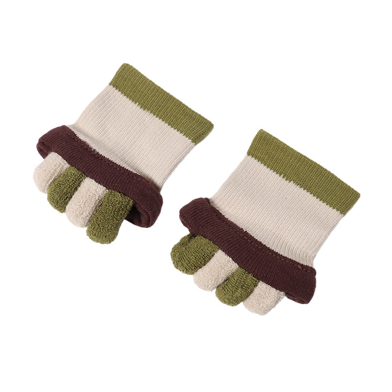 靴下 レディース ハーフソックス リラックスソックス 五本指ソックス ルームソックス 23-25cm つま先なしソックス 五本指