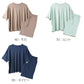 パジャマ レディース 半袖 接触冷感 ルームウェア 上下セット 夏用 涼しい M-L 軽い メロウ フリル かわいい 部屋着 ナイトウェア 大人 可愛い ひんやり ゆったり リラックスウェア 寝巻き 寝間着 春夏 夏 パジャマセット セットアップ おしゃれ