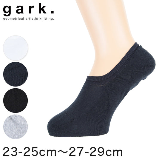 gark. メンズ 靴下 くるぶし 23-25cm～27-29cm (フットカバー ソックス 23cm 25cm 29cm 脱げにくい 綿) (在庫限り)