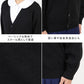 スクールカーディガン キッズ 小学校 ウール 冬 男子 女子 vネック 洗える 110cm～160cm スクール カーディガン 小学生 子供 ニット 制服 黒 紺 学生 無地 シンプル 110 120 130 140 150 160