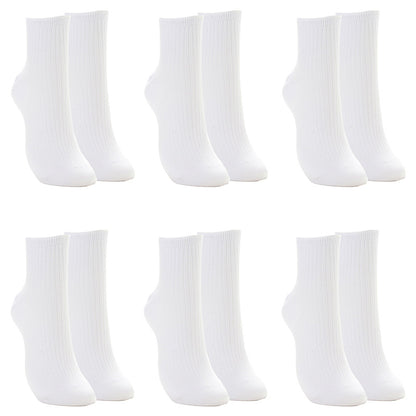 靴下 ソックス 3足組 2セット 綿混 リブソックス ミドル丈 足底サポーティ 22-24cm～26-28cm 抗菌防臭 防汚加工 足型セット加工 変形Yヒール 変形Yトウ メンズ レディース キッズ ジュニア スクール 通学 通勤 スポーツ ユニセックス 普段履き