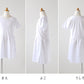 キッズ スリップ 半袖 子供 ペチコート インナー ワンピース 3分袖 110cm～160cm 女の子 120 130 140 150 女児 ジュニア 綿 下着 透け防止 アンダーウェア ドレス 着物 夏 シャツ ワンピース下 (在庫限り)