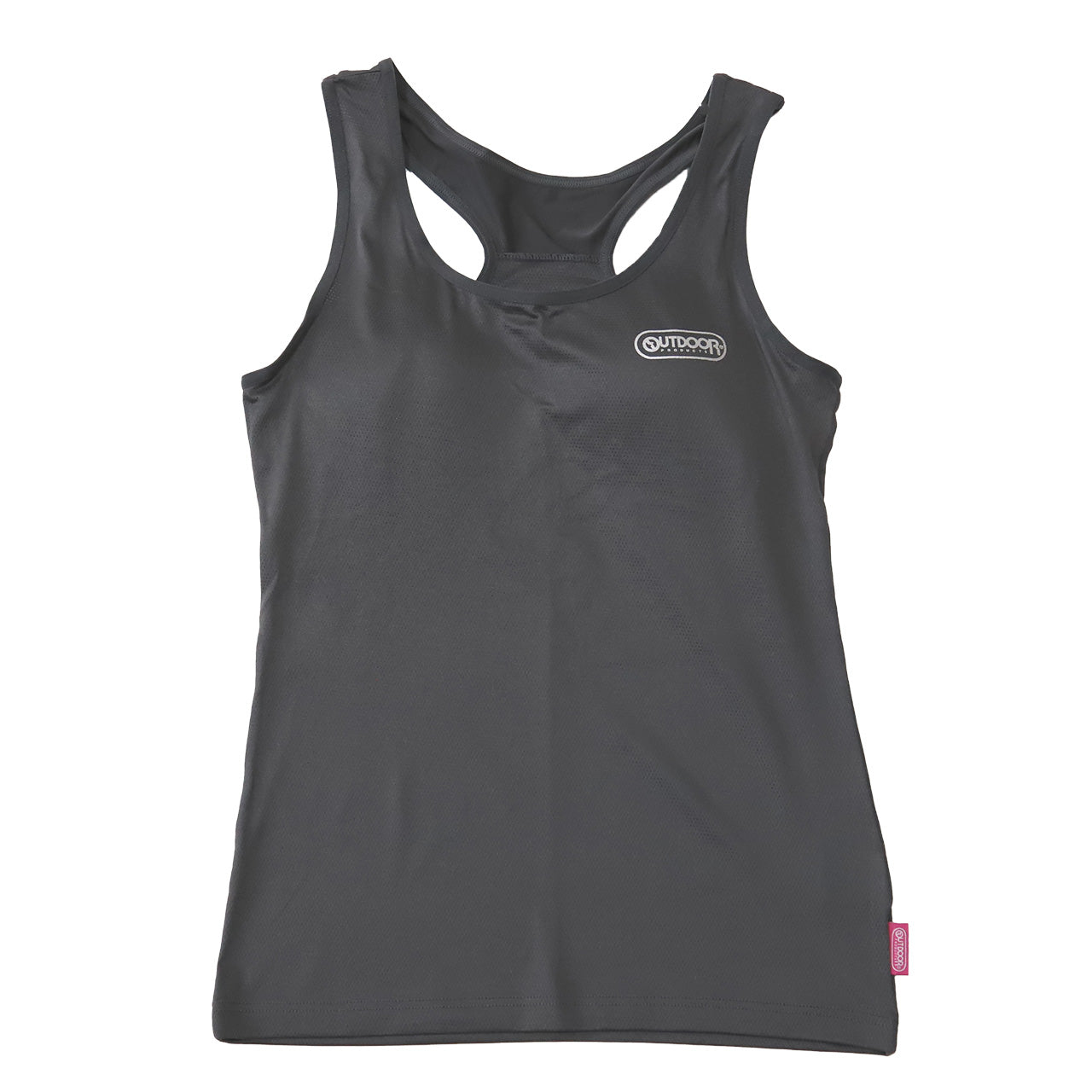 Outdoor タンクトップ グレコタイプ カップ付き 150cm～165cm (アウトドア 女子 女の子 モールドカップ スポブラ スポーツ メッシュ 150 160 165)