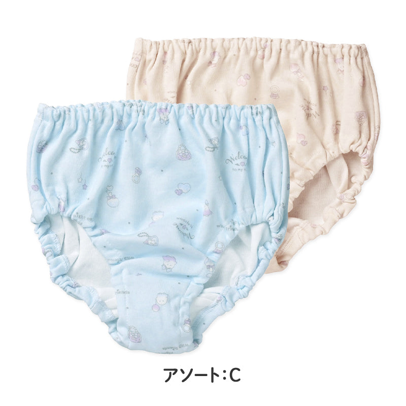 女の子 ショーツ 綿100％ 日本製 パンツ 2枚組 140 150 160 165cm キッズ 下着 コットン 子供 インナー ガールズ 小学生 中学生 通学 下着セット 動物柄 かわいい 柄ショーツ 敏感肌 通気性 吸汗 2枚セット