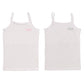 ジュニア キャミソール 胸二重 2枚組 女子 吸水速乾 綿混 インナー キッズ ガールズ 下着 肌着 女の子 130 140 150 160 cm キャミ インナーシャツ スクールインナー 通学 体育 部活 OUTDOOR PRODUCTS 胸元カバー 透けにくい ネームタグ付き