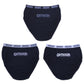 Outdoor ショーツ 綿100 3枚組 130cm 140cm 150cm 160cm 165cm アウトドア キッズ ジュニア 子供 下着 パンツ セット 女の子 インナー 子ども 女児 コットン ブラック 黒
