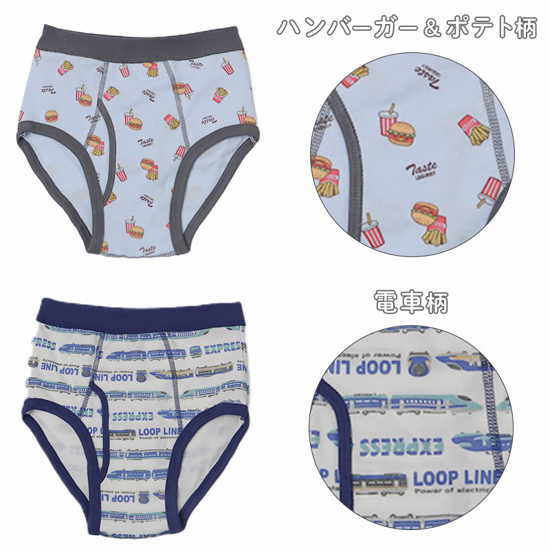 男の子 ブリーフ キッズ 前開き パンツ 綿100 3枚組 締めつけない 下着 男児 インナー 90 100 110 120 130 cm トイトレ 子供 幼児 小学生 ボーイズ コットン 肌着 3枚セット 3P ネームタグ付き 通園 通学 やわらか ウエスト