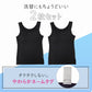 ジュニア タンクトップ パッド付き 接触冷感 吸水速乾 インナー キッズ 女の子 ブラトップ 140 150 160 165 cm カップ付き インナーシャツ 肌着 子供 下着 涼しい ムレにくい 通学 学校 夏用 2枚組 ブラック