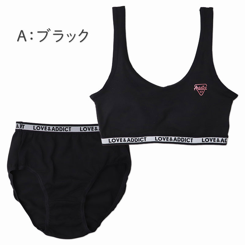 ジュニアブラ ブラジャー ショーツ セット モールドカップ 吸水速乾 ストレッチ スポブラ ハーフトップ 150 160 165 cm 女の子 ガールズ キッズ ジュニア ファーストブラ ブラセット ストレッチ 体育 部活 下着