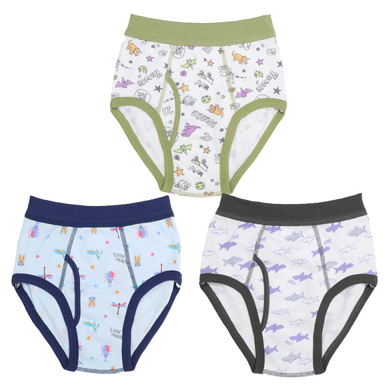 ブリーフ キッズ 男の子 パンツ 綿100％ 3枚組 下着 子供 インナー 100cm 110cm 120cm 130cm ジュニア 前開き コットン セット まとめ買い 肌にやさしい ストレッチ 快適 かわいい 通園 保育園 幼児 小学生