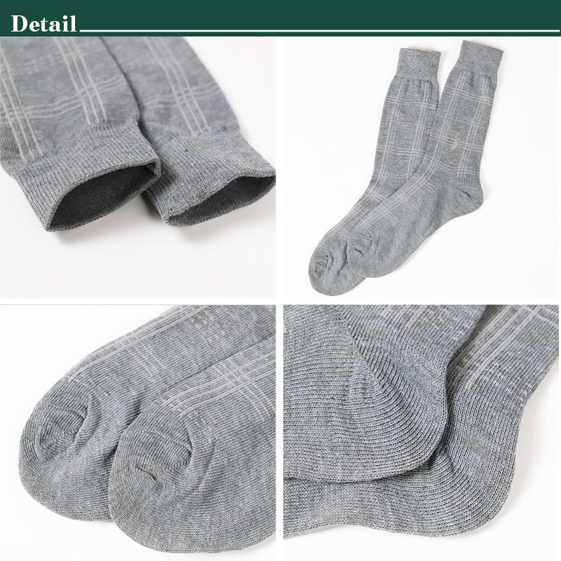 ビジネスソックス メンズ ソックス 紳士 POLO polo 25 26 cm 綿混 靴下 吸汗 通気性 快適 フィット 無地 チェック 黒 ネイビー グレー 仕事用 デイリー 普段使い プレゼント 父の日 