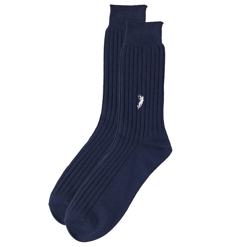 ビジネスソックス メンズ ソックス 紳士 POLO polo 25 26 27 cm 綿混 靴下 吸汗 通気性 快適 フィット 無地 黒 ネイビー グレー 仕事用 デイリー 普段使い プレゼント 父の日 ゆったり 太リブ