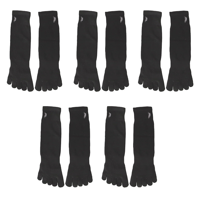 ビジネスソックス メンズ 5本指ソックス 紳士 POLO polo 5足セット 25 26 27 cm 5本指 ソックス 靴下 快適 フィット 無地 黒 ネイビー チャコール 仕事用 デイリー 普段使い プレゼント 父の日 ワンポイント 5足組 まとめ売り