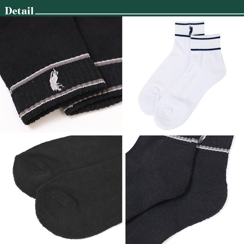 クルーソックス メンズ ソックス 紳士 POLO polo 25 26 27 cm 綿混 靴下 快適 フィット 無地 黒 チャコール くつ下 くつした 仕事用 デイリー 普段使い プレゼント 父の日 ワンポイント
