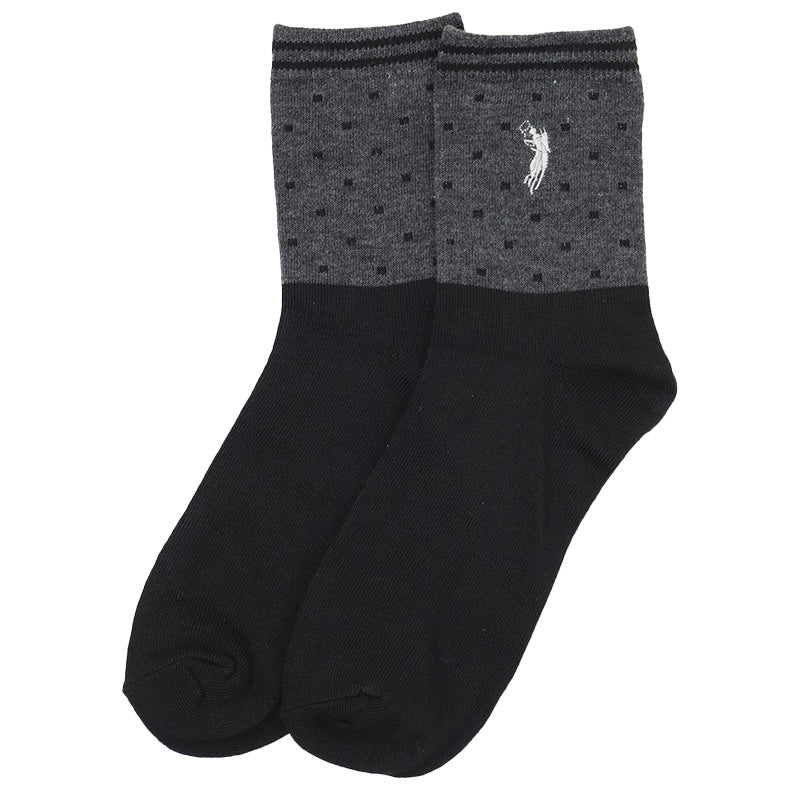 靴下 レディース クルーソックス POLO polo 22～24cm 快適 靴下 カラフル オールシーズン おしゃれ くつした カジュアル くつ下 通気性 伸縮 クルー丈 婦人靴下 可愛い