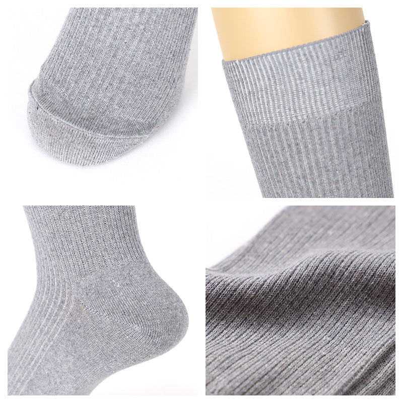 ビジネスソックス メンズ 靴下 大きいサイズ 5足セット 26 27 28 cm 大きめ 大寸 リブ リブソックス 綿混 ビジネス 黒 グレー 白 通勤 仕事用 無地 リブ編み ビジカジ 立ち仕事 快適 フィット デイリー まとめ買い