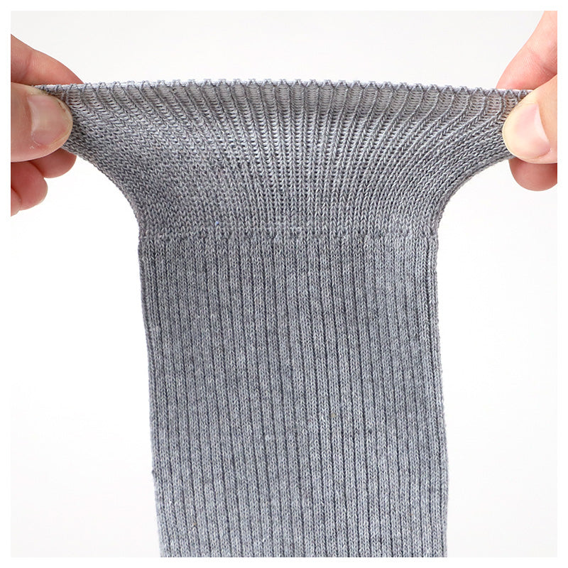 ビジネスソックス メンズ 靴下 大きいサイズ 5足セット 26 27 28 cm 大きめ 大寸 リブ リブソックス 綿混 ビジネス 黒 グレー 白 通勤 仕事用 無地 リブ編み ビジカジ 立ち仕事 快適 フィット デイリー まとめ買い