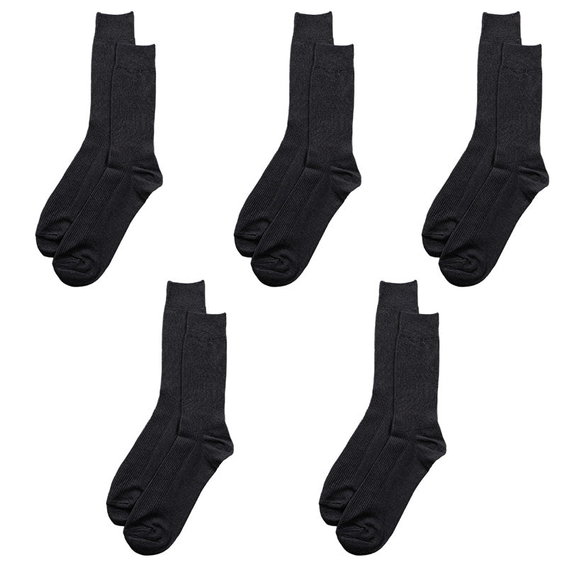 ビジネスソックス メンズ 靴下 大きいサイズ 5足セット 26 27 28 cm 大きめ 大寸 リブ リブソックス 綿混 ビジネス 黒 グレー 白 通勤 仕事用 無地 リブ編み ビジカジ 立ち仕事 快適 フィット デイリー まとめ買い