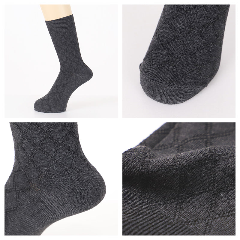 メンズ 靴下 クルーソックス メンズソックス 履き口ゆったり すべり止め付き 25 26 27 cm クルー丈 口ゆったり ゆったり靴下 痛くなりにくい フローリング 介護 仕事用 在宅用 デイリー 滑り止め 病院用 使いやすい ビジネスソックス ブラック 黒 ネイビー 紺
