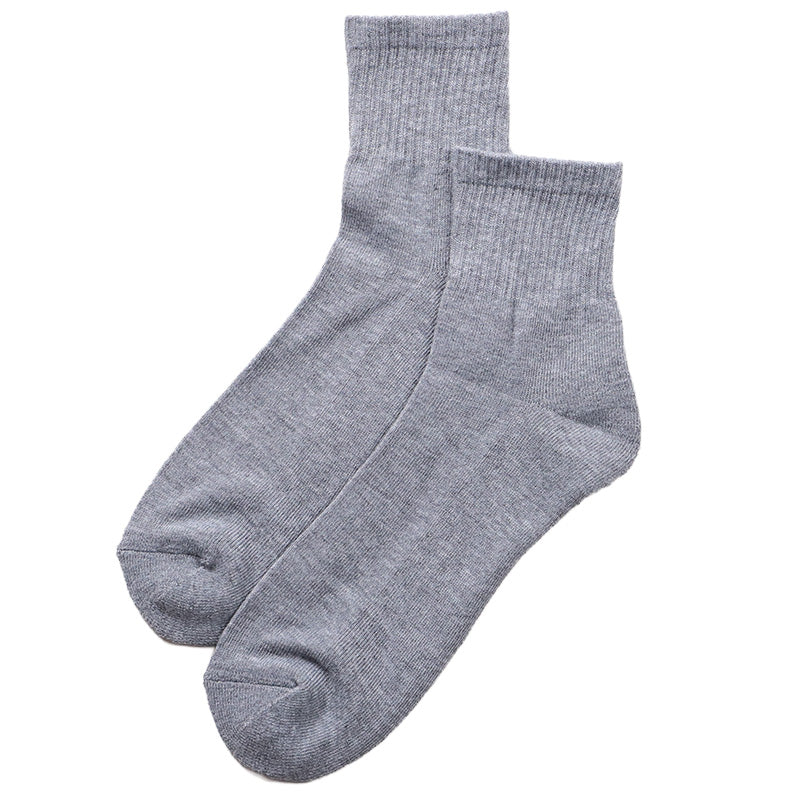 メンズ ソックス クルー丈 足底パイル スポーツ 靴下 抗菌防臭 大きいサイズ 25 26 27 28 29 cm 大寸 ショート クルー クッション性 ソックス パイル底 スポーツ 運動 ジム ウォーキング ランニング トレーニング 普段履き 黒 白 灰 ブラック ホワイト グレー