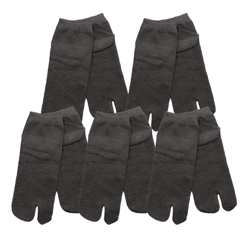 紳士 足袋ソックス 5足組 スニーカーソックス 足袋型 靴下 25-27cm メンズ スニーカー丈 タビ 足袋靴下 足袋型 くつ下 くつした 紳士用ソックス メンズソックス 5点セット 紳士用靴下