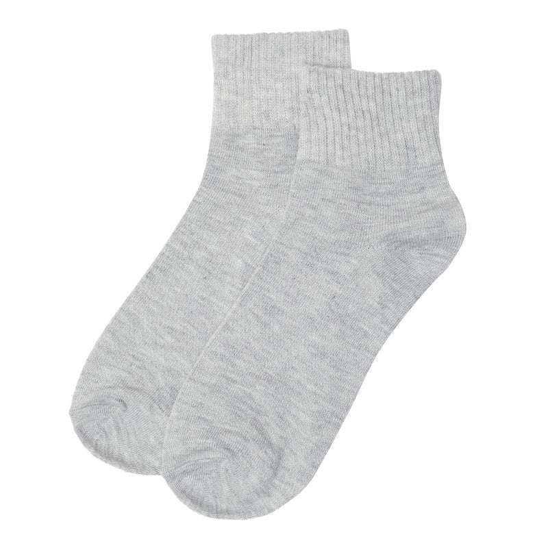 靴下 レディース クルーソックス 22～24cm 快適 靴下 無地 カラフル オールシーズン おしゃれ くつした くつ下 通気性 伸縮 クルー丈 婦人靴下 シンプル 可愛い