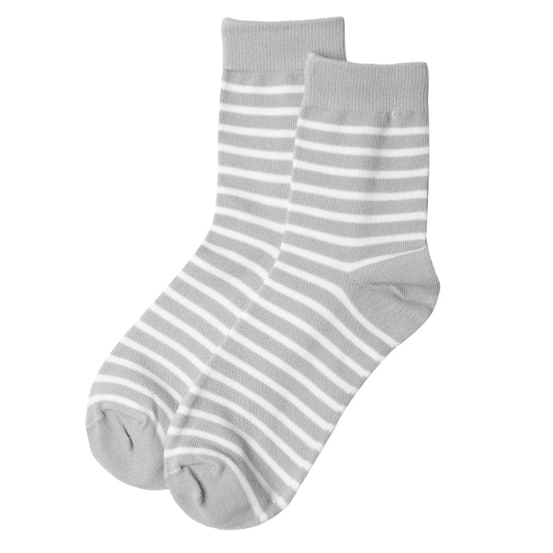 靴下 レディース クルーソックス 22～24cm 快適 靴下 無地 カラフル オールシーズン おしゃれ くつした くつ下 通気性 伸縮 クルー丈 婦人靴下 シンプル 可愛い