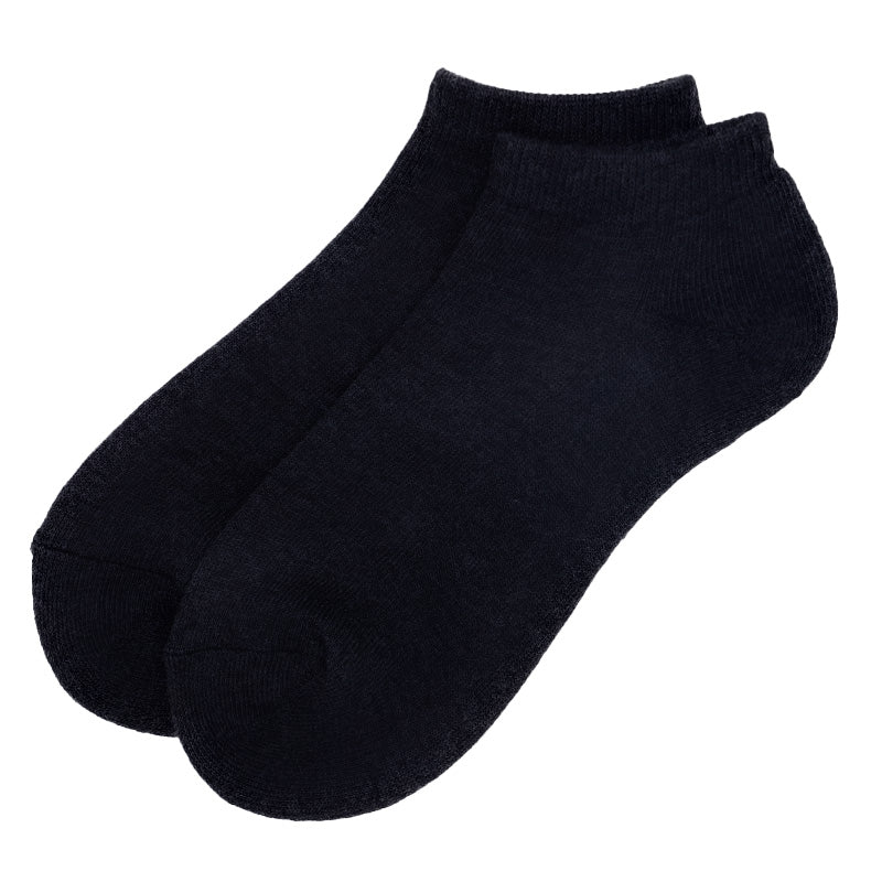 靴下 レディース スニーカーソックス 足底パイル 綿混 22～24cm 快適 無地 オールシーズン おしゃれ くつした くつ下 通気性 伸縮 婦人靴下 シンプル