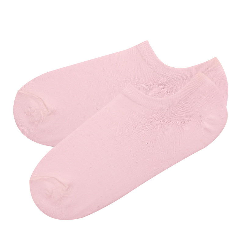 靴下 レディース ソックス かかと 滑り止め付き スニーカーソックス 22～24cm 快適 無地 オールシーズン おしゃれ くつした くつ下 通気性 伸縮 婦人靴下 シンプル