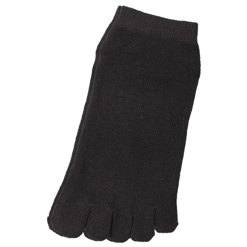 5本指ソックス レディース スニーカーソックス 薄手 靴下 アンクレット丈 22 23 24cm アンクル丈 5本指 ソックス 5本指靴下 五本指ソックス 綿混 黒 紺 ブラック ネイビー