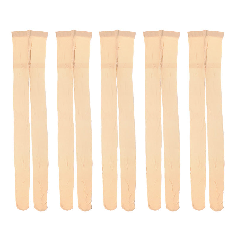 ストッキング 5足セット パンティーストッキング パンスト レディース M-L 婦人 ベージュ 黒 肌色 まとめ買い