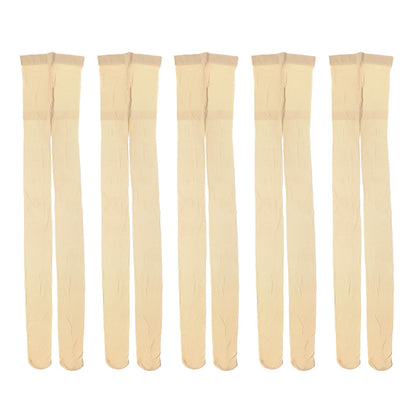 ストッキング 5足セット パンティーストッキング パンスト レディース M-L 婦人 ベージュ 黒 肌色 まとめ買い