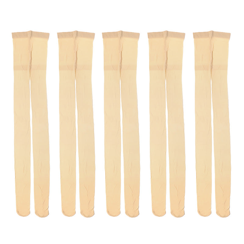 ストッキング 5足セット パンティーストッキング パンスト レディース M-L 婦人 ベージュ 黒 肌色 まとめ買い