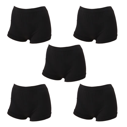 インナーパンツ 一分丈スパッツ 5枚セット 黒スパッツ スパッツ 一分丈 レギンス 1分丈スパッツ 高校生 中学生 M-L L-LL ジュニア 女の子 女子 オーバーパンツ 黒 スカート下 重ね履き