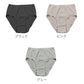 レディース 綿100 ショーツ ハイウエスト M L LL 下着 肌着 パンツ 婦人 女性 薄手 黒 ピンク グレー 脇縫いなし コンパクト