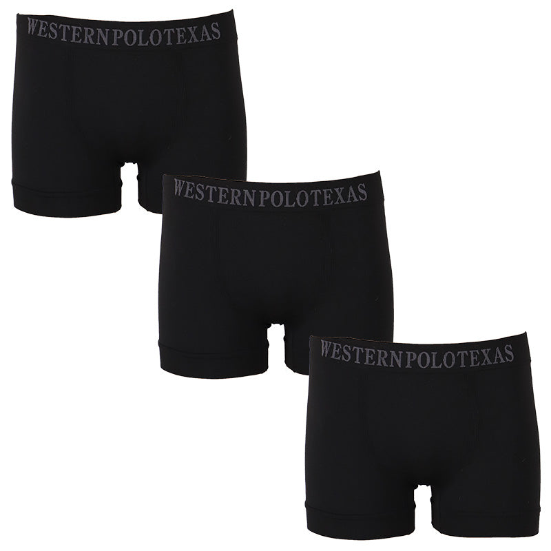 ボクサーパンツ メンズ 前閉じ ボクサー M L XL 下着 肌着 男性 紳士 インナー パンツ アンダーウェア 成形 立体設計 フィット 無地 ブラック アソート 3枚組 3枚セット