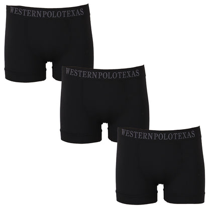 ボクサーパンツ メンズ 前閉じ ボクサー M L XL 下着 肌着 男性 紳士 インナー パンツ アンダーウェア 成形 立体設計 フィット 無地 ブラック アソート 3枚組 3枚セット