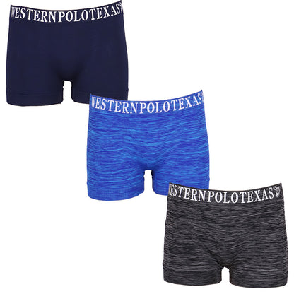 ボクサーパンツ メンズ 前閉じ ボクサー M L XL 下着 肌着 男性 紳士 インナー パンツ アンダーウェア 成形 立体設計 フィット アソート 3枚組 3枚セット 杢 カモフラ