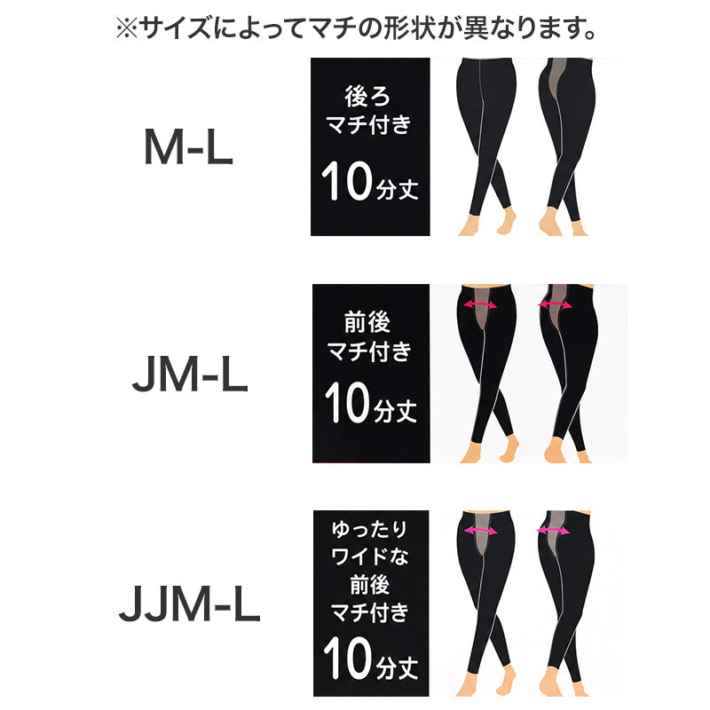 裏起毛 レギンス レディース 10分丈 ストレッチ あったか ソフト 後マチ付き 大きいサイズ M JM JJM L スパッツ タイツ インナー 防寒 あったかインナー 暖かい 女性 婦人 毛布のような肌触り やわらか 伸縮 動きやすい 秋冬 重ね着 部屋着