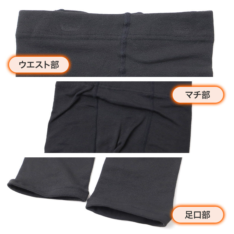 裏起毛 3分丈 レギンス レディース 股上深め 深ばき ストレッチ あったか インナーパンツ スパッツ 後マチ付き ソフト 三分丈 M JM L LL  防寒インナー 暖かい 婦人 女性 大きいサイズ ペチパンツ オーバーパンツ ポリエステル 伸縮 動きやすい
