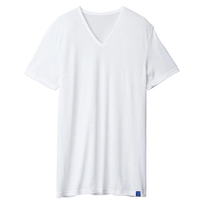 グンゼ インナー メンズ 半袖 Vネック Tシャツ 冷感 M～LL GUNZE COOLMAGIC 吸汗速乾 消臭 肌着 夏 下着 部屋干し ひんやり