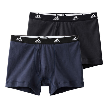 ボクサーパンツ メンズ アディダス 前開き 2枚組 M～LL グンゼ adidas ボクサーブリーフ 下着 男性 ボクサー パンツ インナー 前あき 普段使い 洗い替え 2枚セット